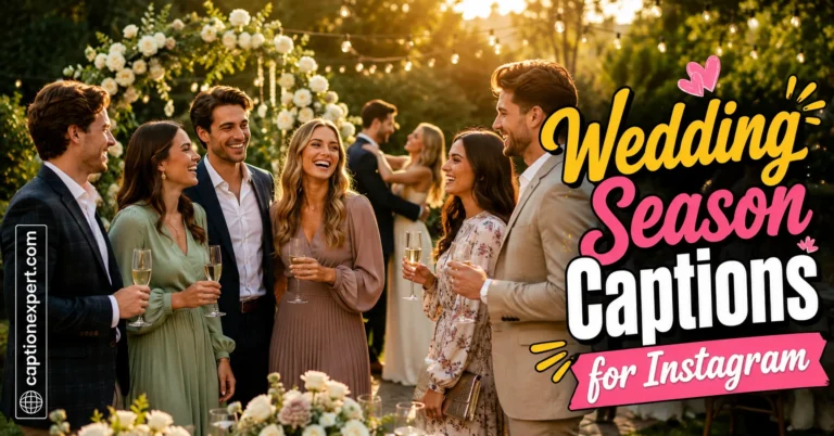 Wedding Season Captions for Instagram