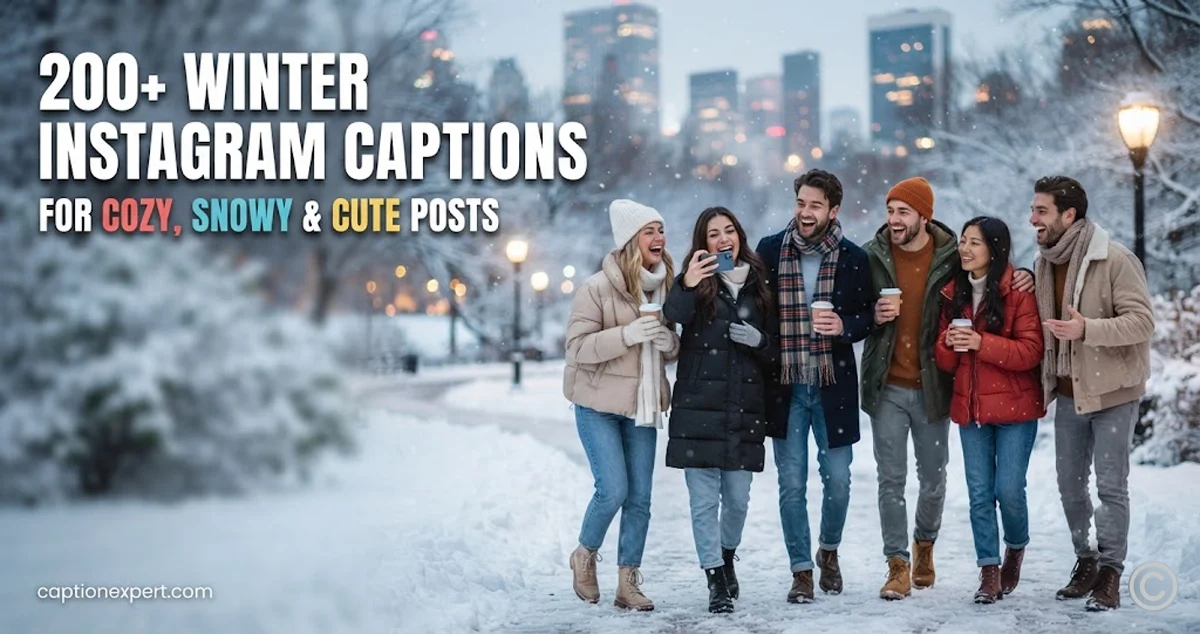 Winter Instagram Captions