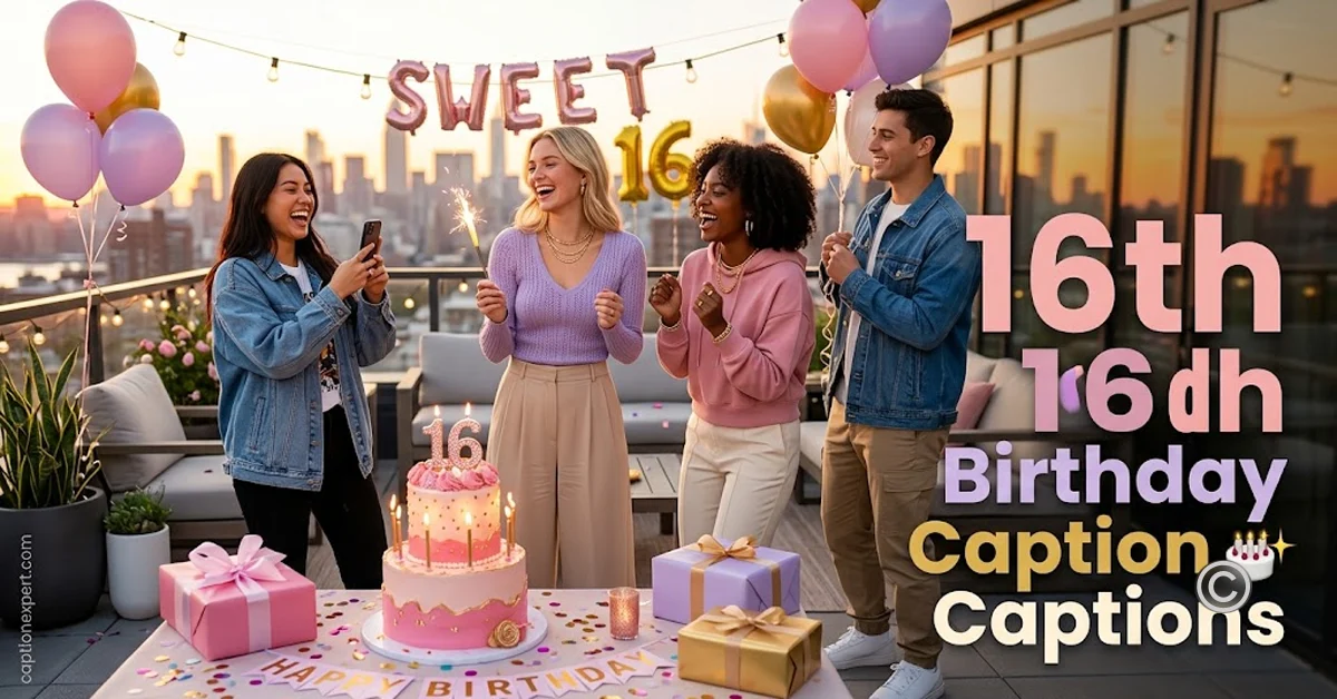 16th Birthday Captions