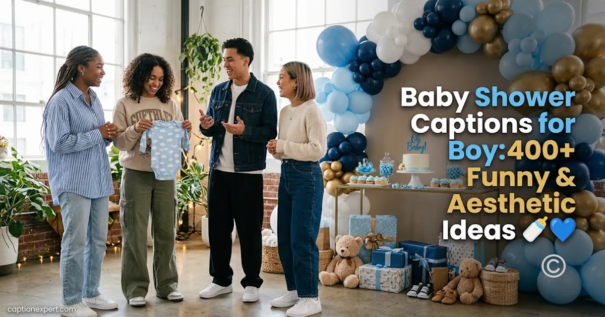 Baby Shower Captions for Boy