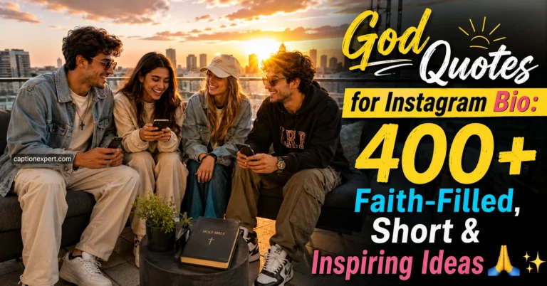 God Quotes for Instagram Bio 