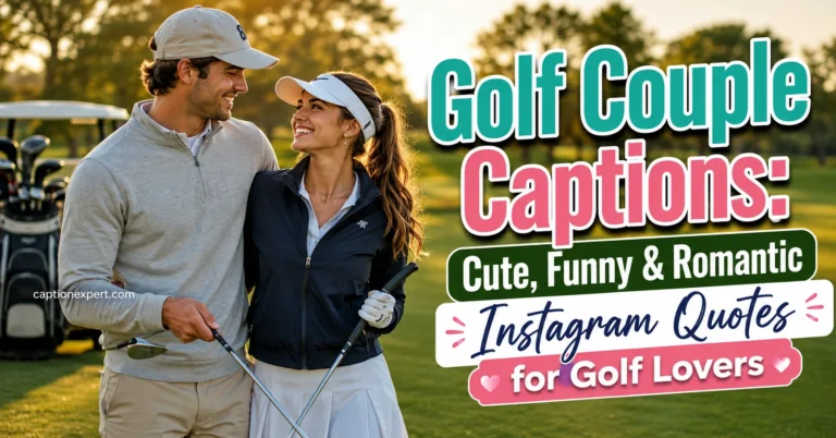 Golf Couple Captions