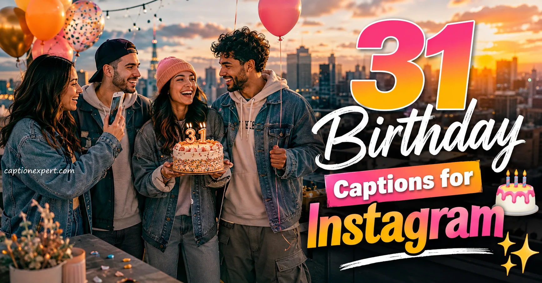 31 Birthday Captions