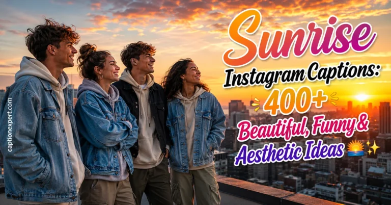 Sunrise Instagram Captions