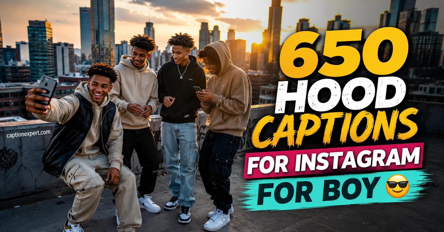 Hood Captions for Instagram for Boy 