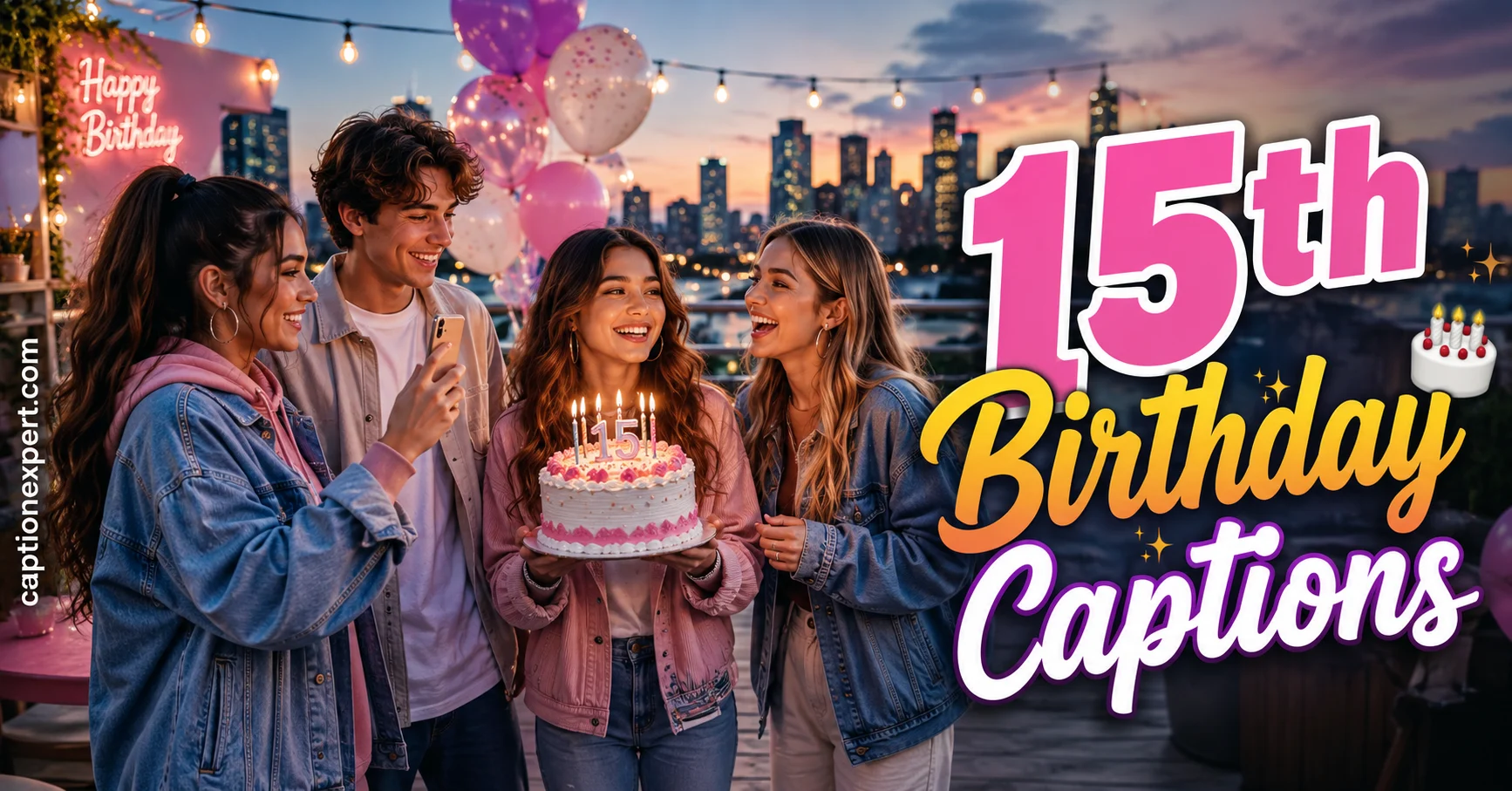 15th Birthday Captions