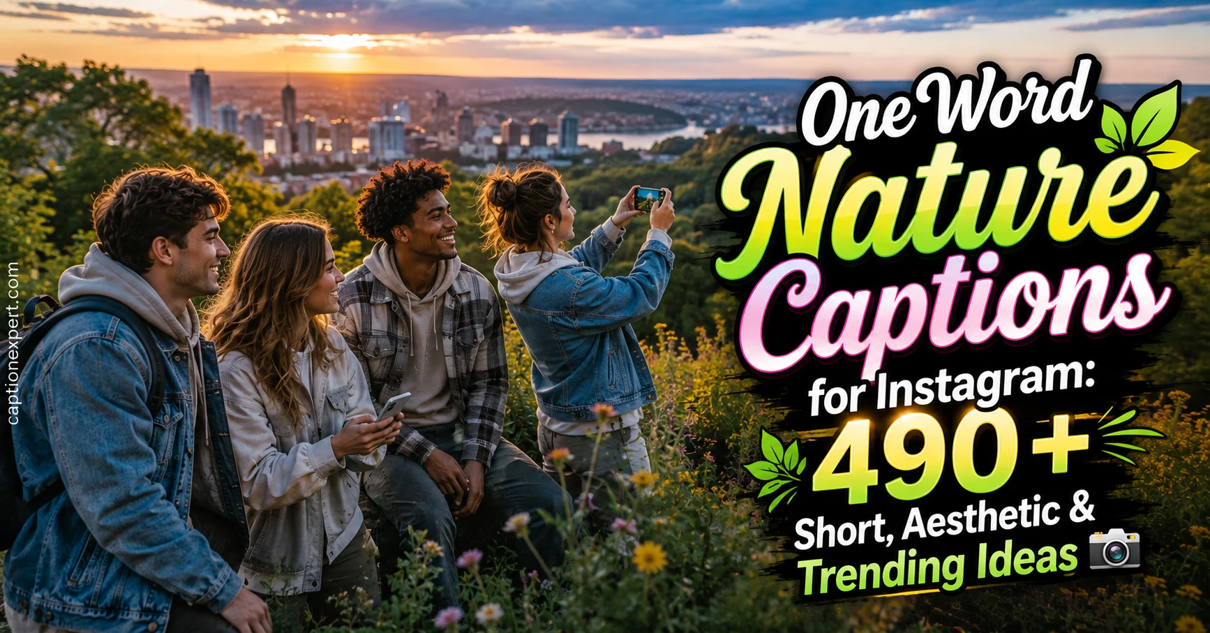 One Word Nature Captions