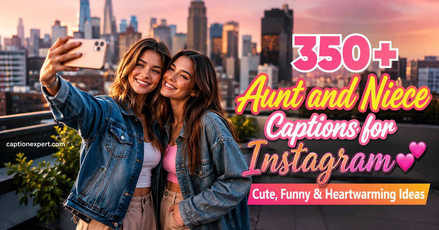 Aunt and Niece Captions