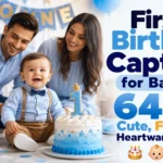 First Birthday Captions for Baby Boy