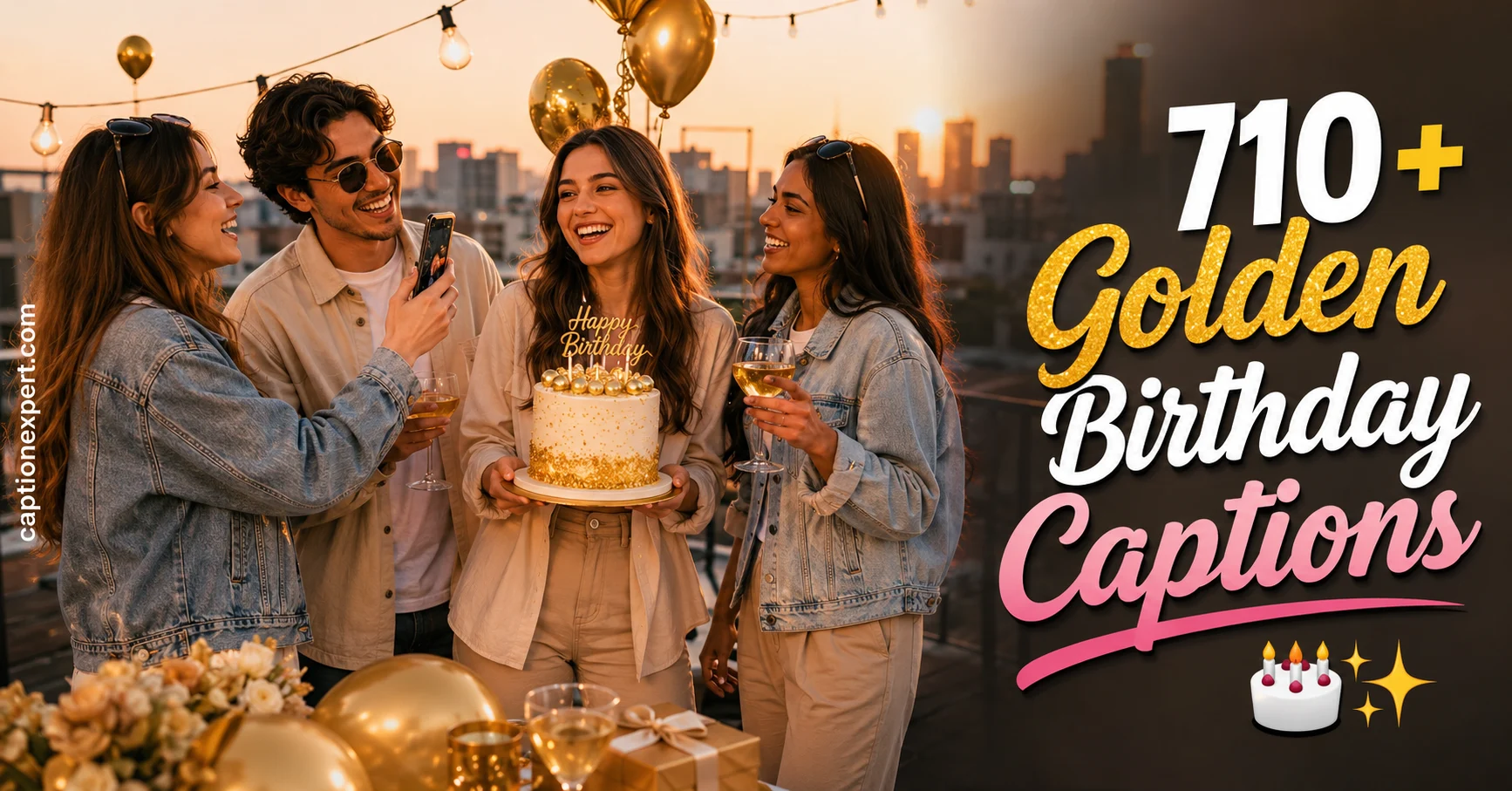 Golden Birthday Captions for Instagram