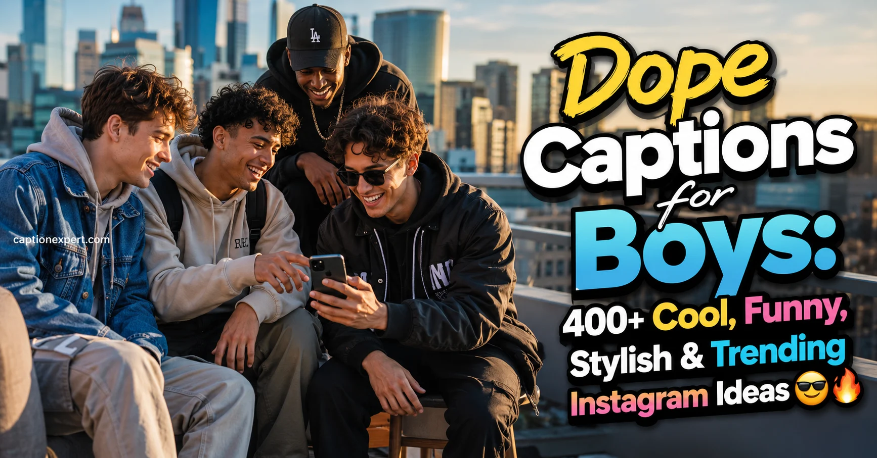 Dope Captions for Boys Cool