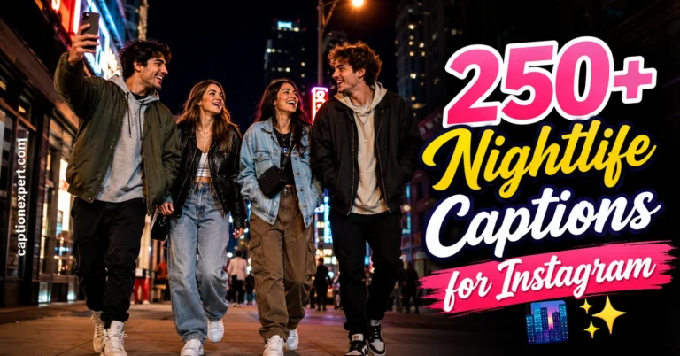 Nightlife Captions for Instagram