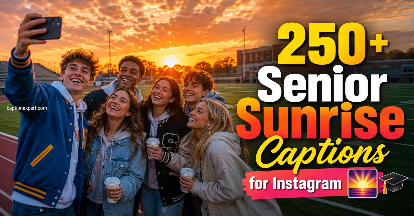 Senior Sunrise Captions