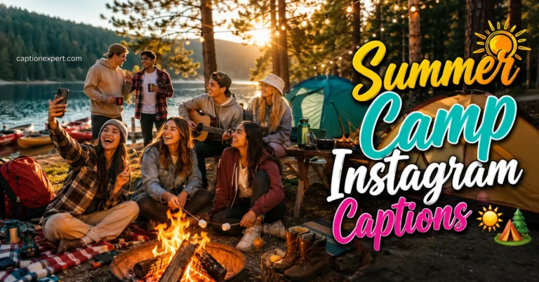 Short Summer Camp Instagram Captions