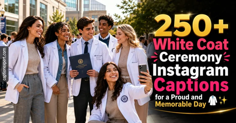 White Coat Ceremony Instagram