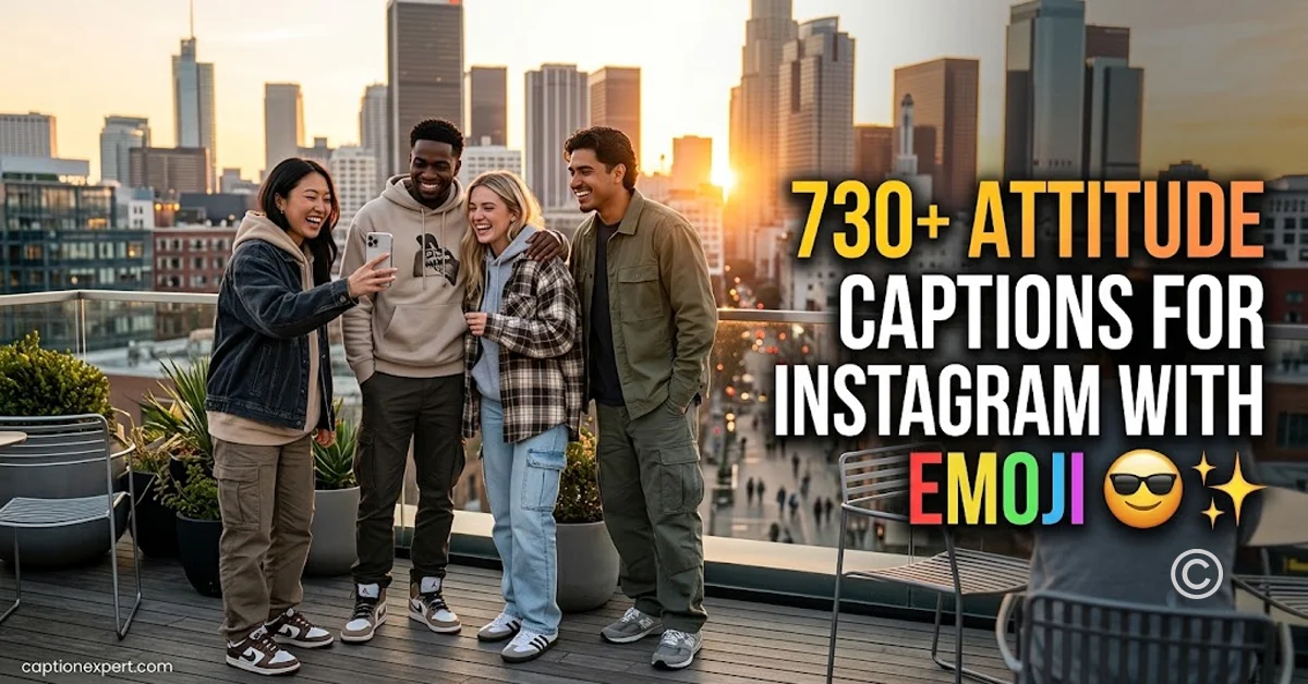 Attitude Captions for Instagram With Emoji 