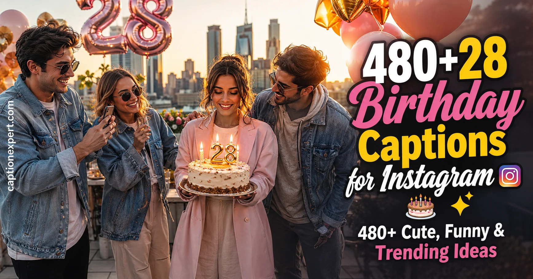 28 Birthday Captions