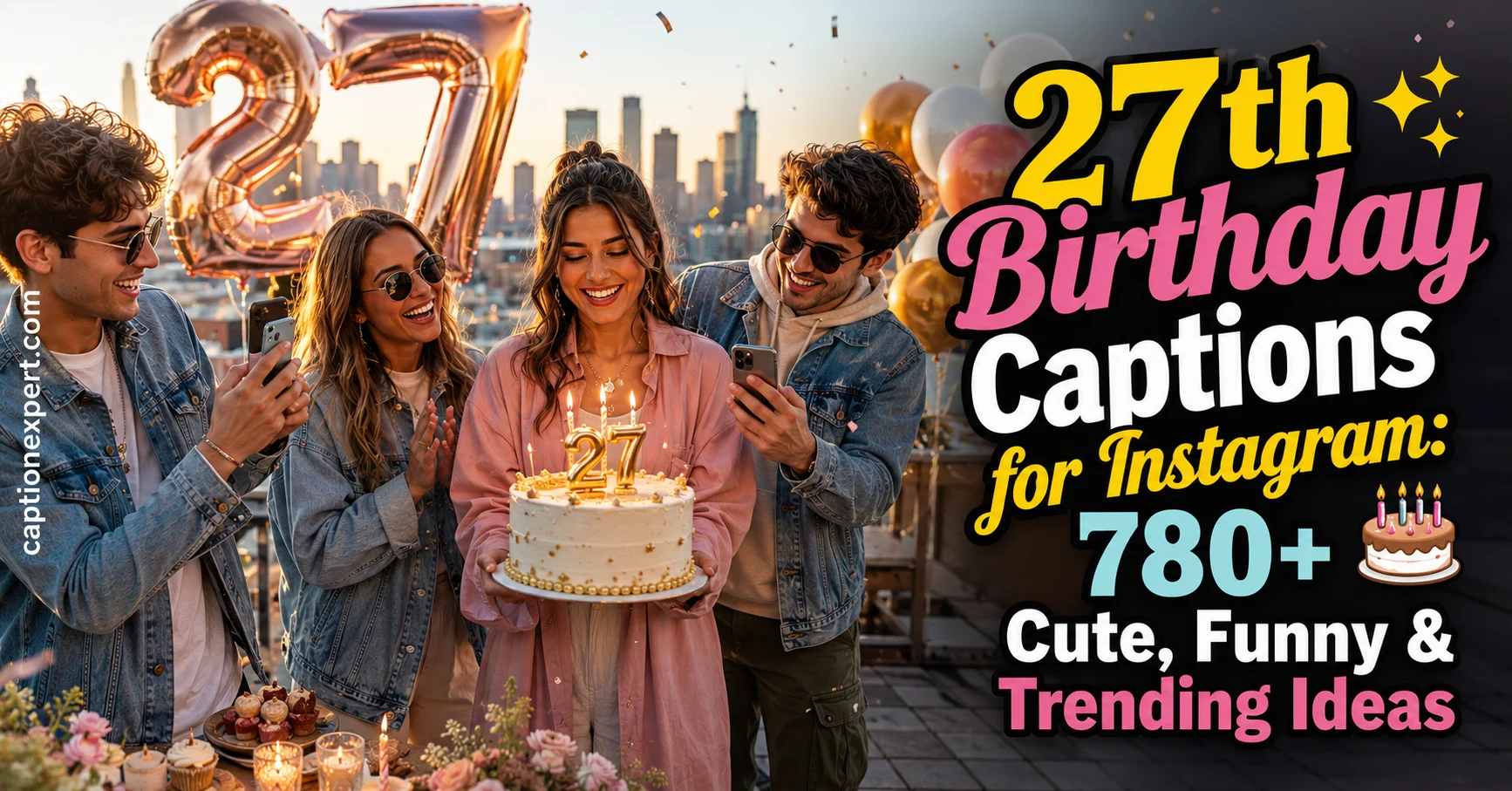 27th Birthday Captions